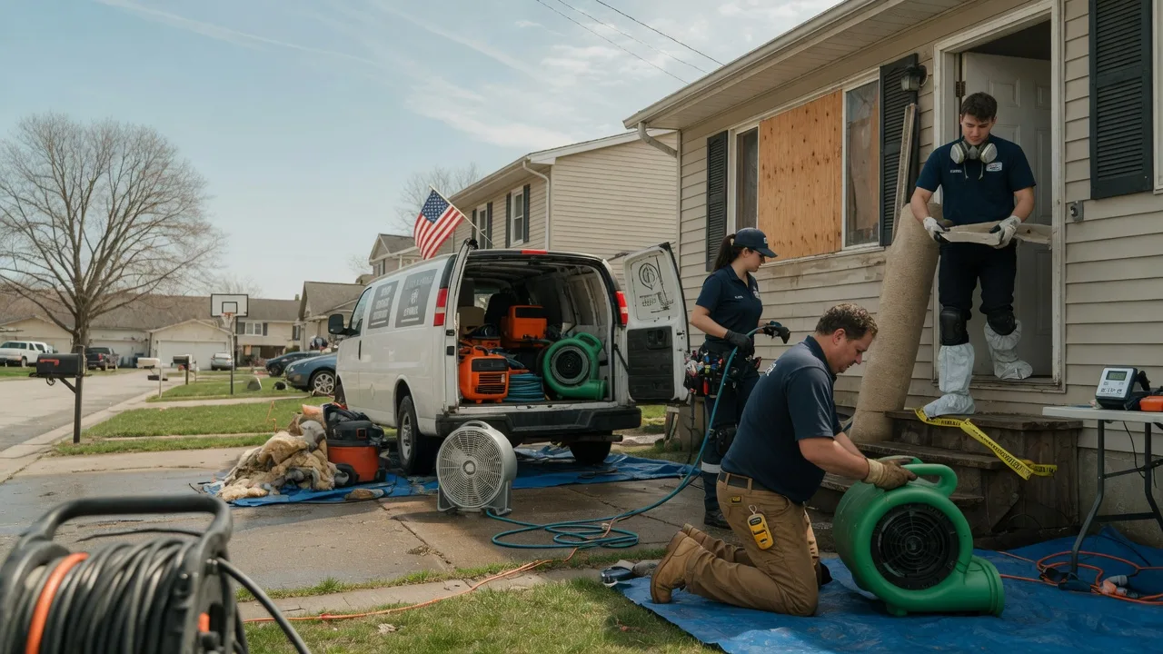 Water Damage Restoration in Dunlow, WV near me